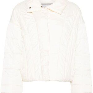 Chanel White CC Logo Puffer Ski Jacket